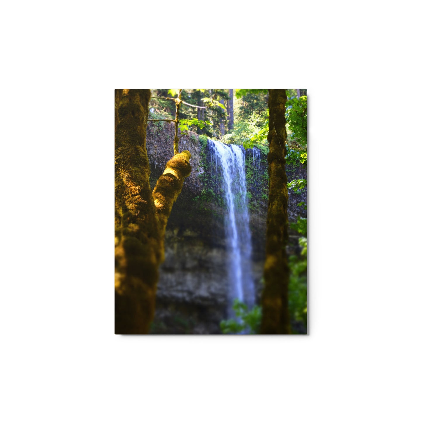 Metal prints silver falls