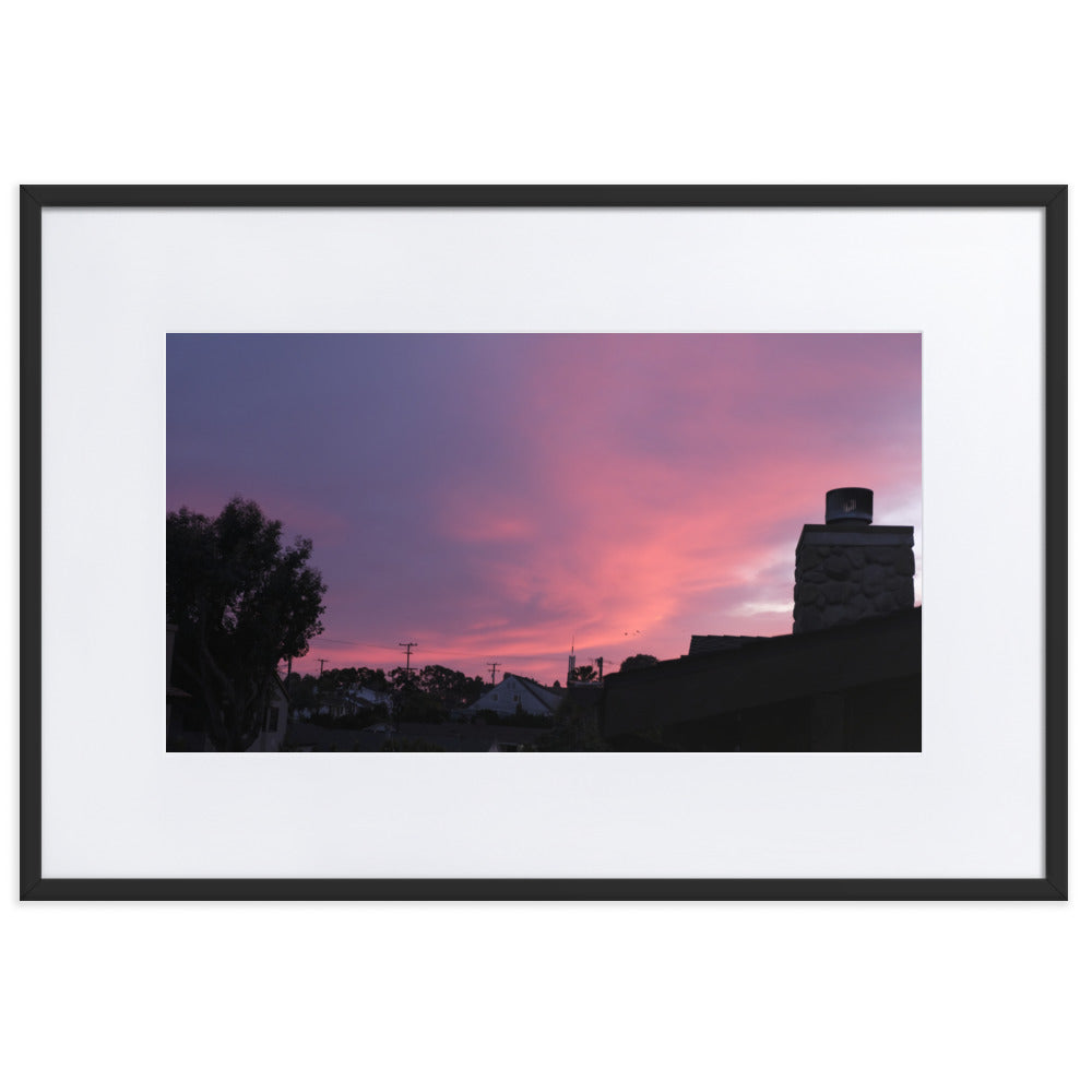 Matte Paper Framed Poster With Mat